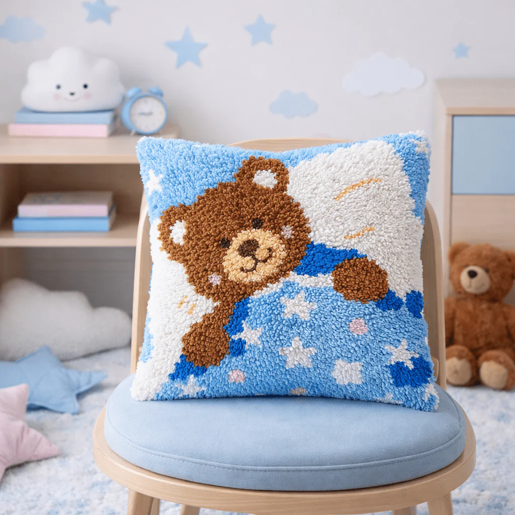 Latch Hook Pillow Case Kits